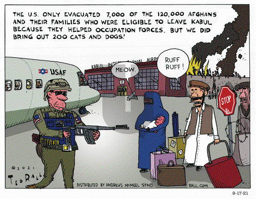 Ted Rall - Friday September 17, 2021 Comic Strip