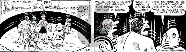 Alley Oop on Monday September 18, 2000 Comic Strip