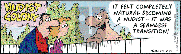 Frank and Ernest on Tuesday February 12, 2013 Comic Strip