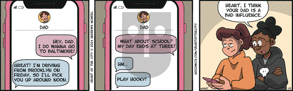 Heart of the City - Friday February 9, 2024 Comic Strip