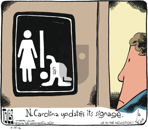 Tom Toles on Monday April 25, 2016 Comic Strip