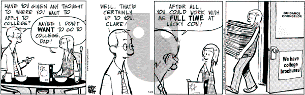 Lucky Cow on Friday January 25, 2008 Comic Strip