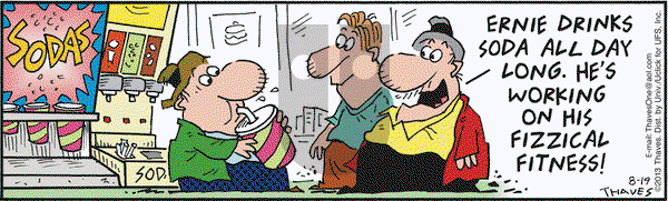 Frank and Ernest on Monday August 19, 2013 Comic Strip