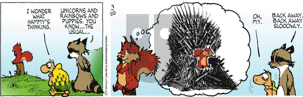 Over the Hedge on Saturday April 20, 2019 Comic Strip