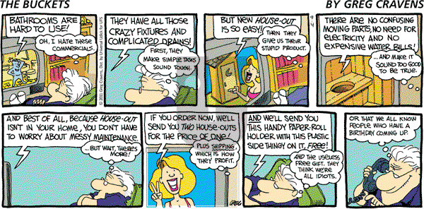 The Buckets on Sunday September 4, 2011 Comic Strip