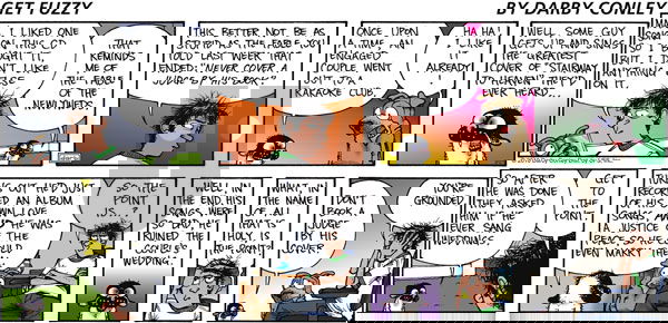 Get Fuzzy on Sunday February 21, 2010 Comic Strip