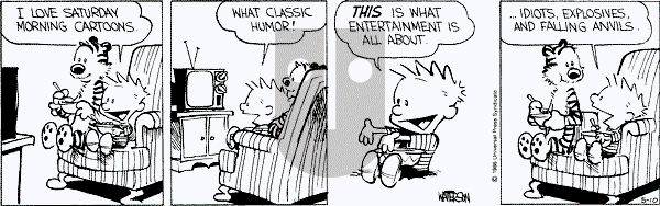 Calvin and Hobbes - Saturday May 10, 1986 Comic Strip