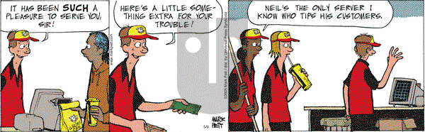Lucky Cow on Monday May 9, 2005 Comic Strip