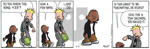 Frazz on Wednesday March 31, 2004 Comic Strip