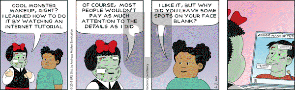 Nancy on Wednesday October 16, 2019 Comic Strip