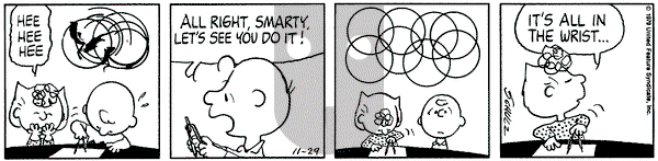 Peanuts on Thursday November 29, 1979 Comic Strip