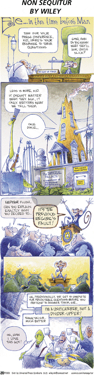 Non Sequitur on Sunday August 21, 2005 Comic Strip