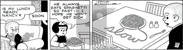 Nancy on Tuesday October 14, 2025 Comic Strip