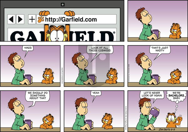 Garfield on Sunday September 9, 2012 Comic Strip