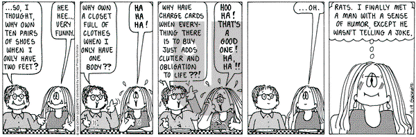 Cathy Classics on Thursday September 19, 1996 Comic Strip