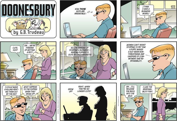 Doonesbury on Sunday August 3, 2008 Comic Strip
