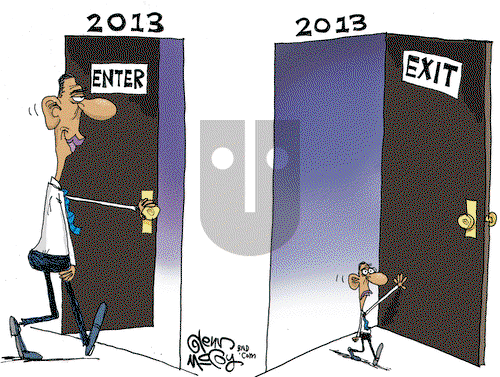 Glenn McCoy on Friday December 27, 2013 Comic Strip