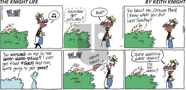 The Knight Life on Sunday December 7, 2014 Comic Strip
