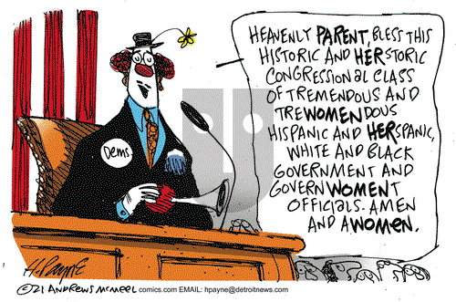 Henry Payne on Wednesday January 6, 2021 Comic Strip