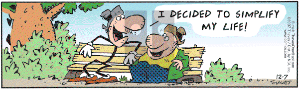 Frank and Ernest - Friday December 7, 2007 Comic Strip