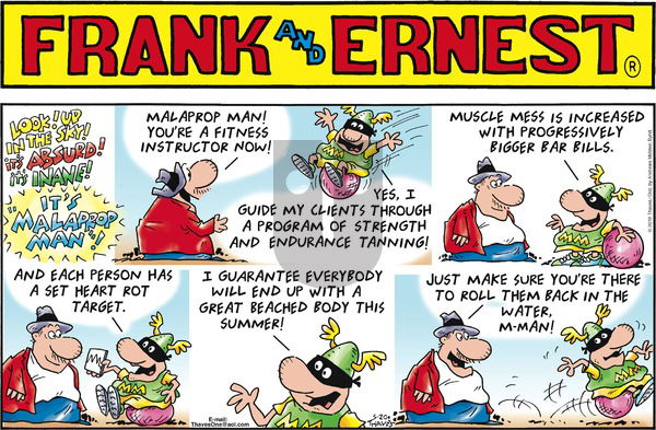 Frank and Ernest on Sunday May 20, 2018 Comic Strip