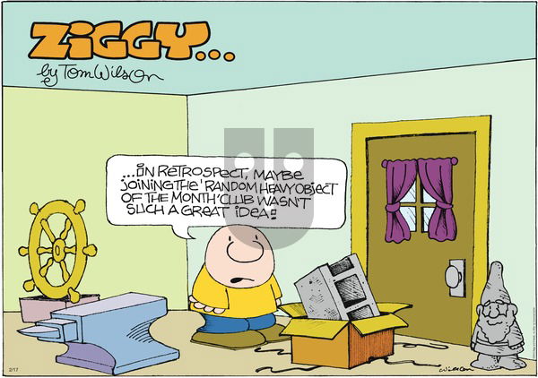 Ziggy on Sunday February 17, 2013 Comic Strip