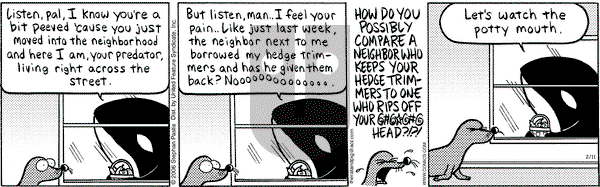 Pearls Before Swine on Saturday February 11, 2006 Comic Strip