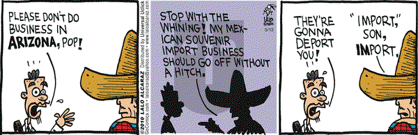 La Cucaracha - Wednesday May 12, 2010 Comic Strip