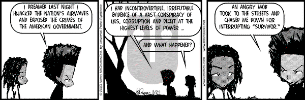 The Boondocks on Friday October 22, 2010 Comic Strip