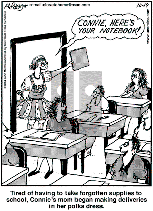 Close to Home on Tuesday October 19, 2004 Comic Strip