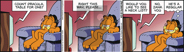 Garfield on Tuesday October 29, 2013 Comic Strip
