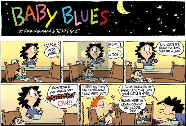 Baby Blues on Sunday January 29, 2012 Comic Strip