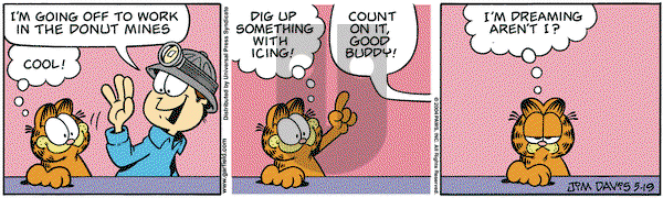 Garfield on Wednesday May 19, 2004 Comic Strip