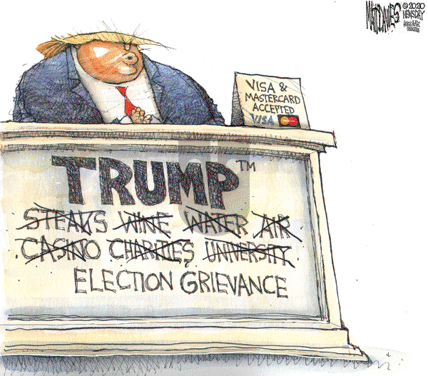 Matt Davies on Friday November 27, 2020 Comic Strip