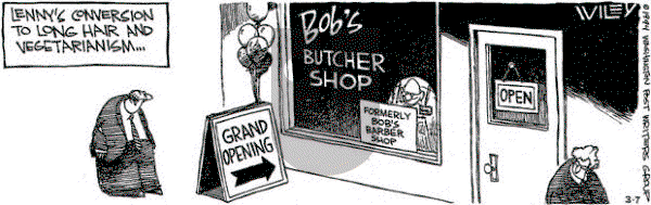 Non Sequitur on Monday March 7, 1994 Comic Strip