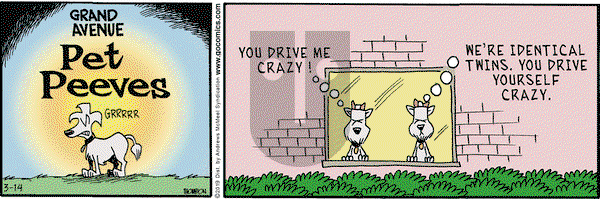Grand Avenue on Thursday March 14, 2019 Comic Strip