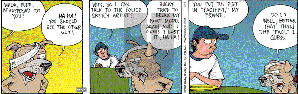 Get Fuzzy on Saturday February 16, 2008 Comic Strip