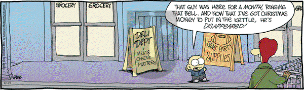 The Buckets on Thursday December 27, 2018 Comic Strip