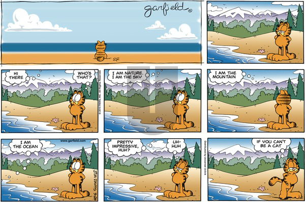 Garfield on Sunday March 28, 2010 Comic Strip