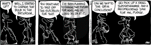 The Buckets on Tuesday March 25, 2008 Comic Strip