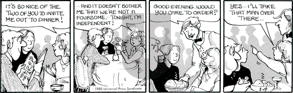 For Better or For Worse on Wednesday March 19, 1980 Comic Strip