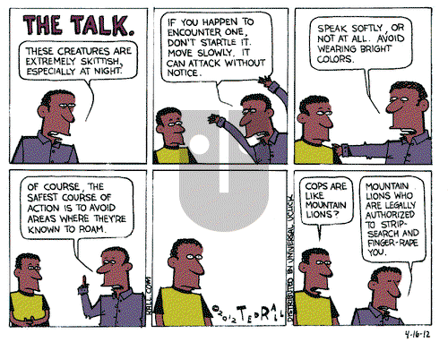 Ted Rall on Monday April 16, 2012 Comic Strip