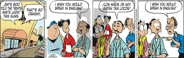 Baldo on Saturday July 27, 2002 Comic Strip