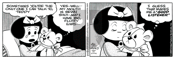 Nancy on Friday January 13, 2006 Comic Strip