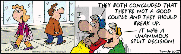 Frank and Ernest on Tuesday October 27, 2020 Comic Strip