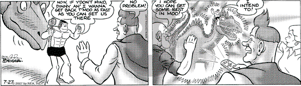 Alley Oop on Friday July 27, 2007 Comic Strip