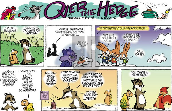 Over the Hedge on Sunday March 16, 2014 Comic Strip
