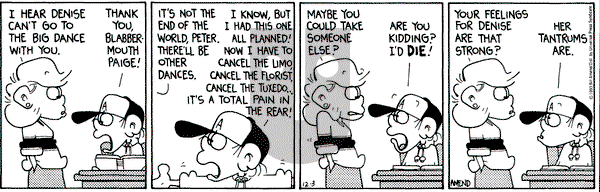 FoxTrot on Friday December 3, 1993 Comic Strip