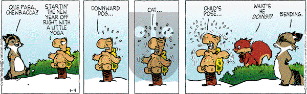 Over the Hedge on Monday January 4, 2016 Comic Strip