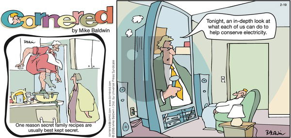 Cornered on Sunday February 19, 2006 Comic Strip